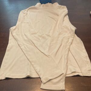 Studio Works Cream Turtleneck Blouse